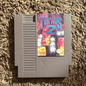 Nintendo Tetris 2 NES Cartridge - Gray